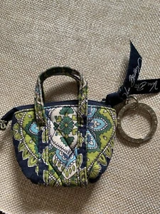 Vera Bradley Key Ring Coin Purse Top Zipper - Picture 1 of 7
