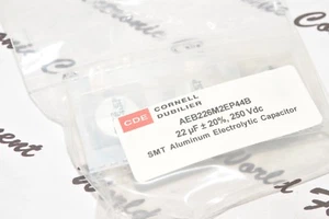 3 piezas - Condensador CDE AEB226M2EP44B 22uF (22μF) 250V 20% SMT - Imagen 1 de 2
