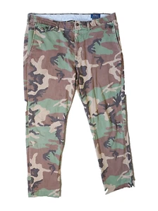 Pantalones chinos Polo Ralph Lauren camuflados para hombre talla 36 X 33" elásticos calce clásico - Imagen 1 de 21