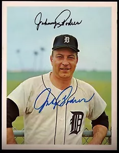 1967 Dexter Press John Johnny Podres Detroit Tigers SIGNED AUTOGRAPHED Dodgers - Picture 1 of 2