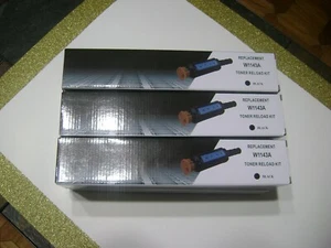 3 X Replacement W1143A Toner Reload Kit For HP 143A 1001NW 1201 1202W - Picture 1 of 2