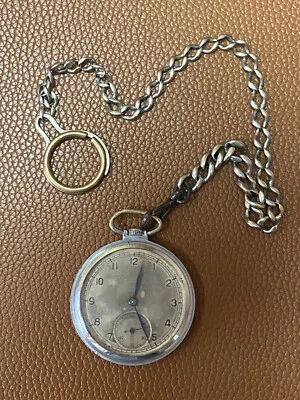 RARO Reloj Bolsillo Molnija Salut Vintage Soviética URSS CCCP 1954 Año Foto 1 de 4