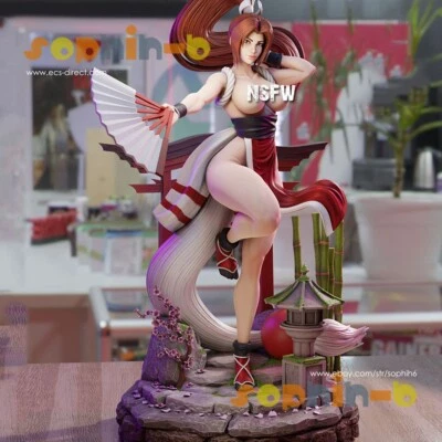 Mai Shiranui NSFW Resin 1:4 Model Kit Unpainted 3d Printed GK Statue Figure - Image 1 of 4