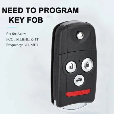 Replacement For 2009-2014 Remote Flip Key for Acura TSX TL MLBHLIK-1T 4 button - Image 1 of 4