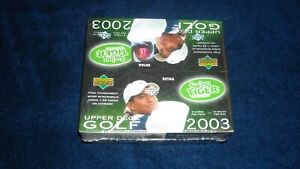 2003 UPPER DECK GOLF FACTORY SEALED RETAIL BOX-BRAND NEW MINT FROM CASE -TIGER!!
