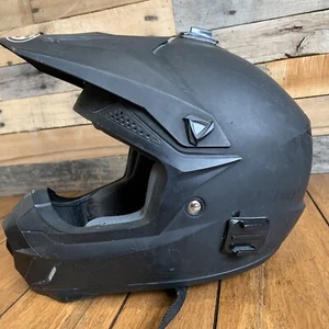 Helmet HJC CL-X6 Size M Matte Black Full Face Motocross Dirt Bike MX Vented ATV - Picture 1 of 23