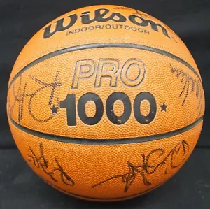 1997-98 CHICAGO BULLS Multi-Signed WILSON Basketball PSA/DNA LOA 12 Signatures - Picture 1 of 5