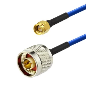 N male to SMA male RG402 0-12GHz Coaxial Cable Adapter / Converter / Patch Leads - Picture 1 of 3