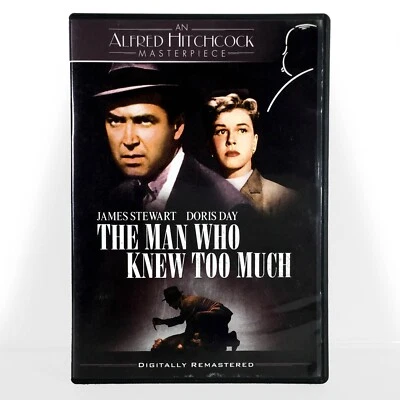 The Man Who Knew Too Much (DVD, 1956, Widescreen) Like New !  James Stewart - Image 1 of 3