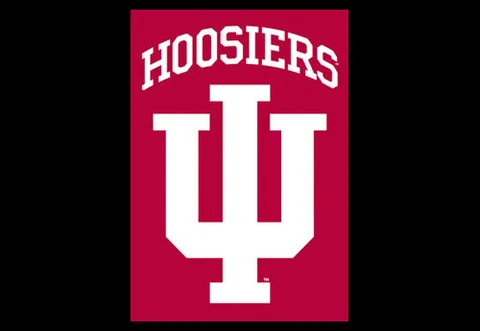 INDIANA HOOSIERS Official Team Logo Premium 28x40 House Wall BANNER Cover