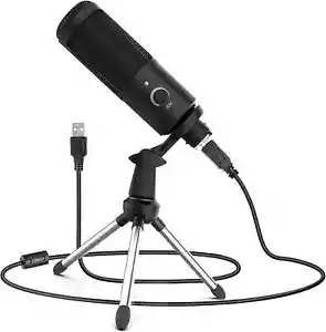 USB Microphone Travor Metal Condenser Recording Microphone for Laptop MAC or ... - Picture 1 of 6