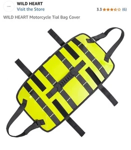 WILD HEART Waterproof Motorcycle Tank tail Bag Cycle Strap high visibility scoot - Bild 1 von 5