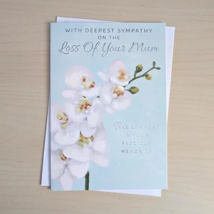 Tarjeta de Condolencia Pérdida de MAMÁ - 7.5"x5.25" Condolencia Duelo Perdón Pérdida B - Imagen 1 de 3