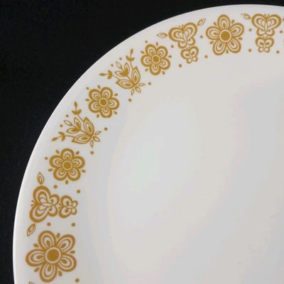 Corelle Butterfly Gold ~ 11 Dinner + 7 Salad + 1 Bread Plate + 3 Cereal Bowls - Image 1 of 4