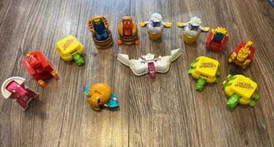 Vintage 1990 McDonald's Lot of 13 Changeable Dino Transformers Happy Meal Toys - Image 1 of 4