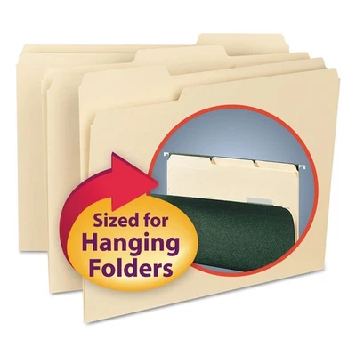 Smead 100 Pack Letter Size Expandable File Folders For Office Organization - Image 1 of 4