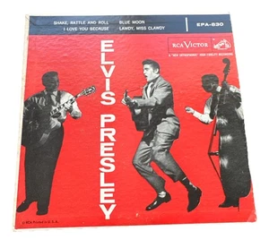ELVIS PRESLEY • EPA-830 1956 record RCA Victor • Shake, Rattle and Roll - Picture 1 of 6