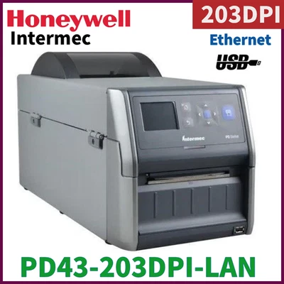 Honeywell Intermec PD43 PD43-203DPI-LAN Industrial Barcode Printer USB Ethernet - Image 1 of 4