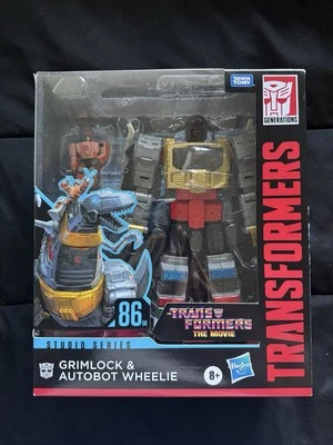 TRANSFORMERS THE MOVIE STUDIO SERIES 86 06 GRIMLOCK & AUTOBOT WHEELIE BRAND NEW - Image 1 of 4