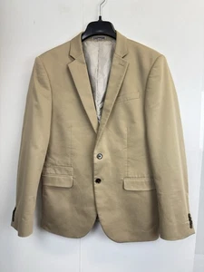 Express Blazer Herren 38 kurz khaki hellbraun Slim Fit Fotograf Baumwollmischung - Bild 1 von 11