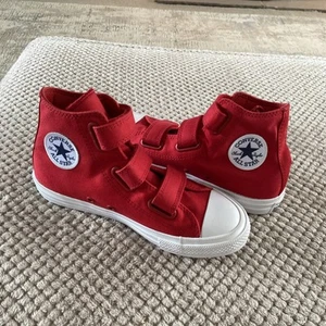 Converse All Star Chuck Taylor Red Boys size 1.5 UK - Picture 1 of 7