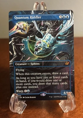 MTG Quantum Riddler (Borderless) Edge of Eternities Regular #305 Magic EOE - Image 1 of 2