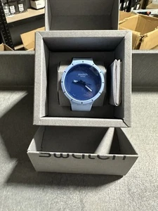 Swatch BIG BOLD BIOCERAMIC ARCTIC SB03N102 - Picture 1 of 8