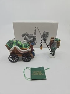 Dept 56 Chelsea Market Mistletoe Monger Cart Complete Set w/ Box 5826-2 Retired - Picture 1 of 3