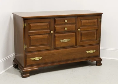 UNIQUE FURNITURE Solid Cherry Old Salem Finish Farmhouse Buffet - Image 1 of 4