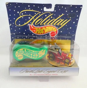 Camión de bomberos Holiday Hot Wheels 1997 edición especial North Pole Engine Co 97 - Imagen 1 de 5
