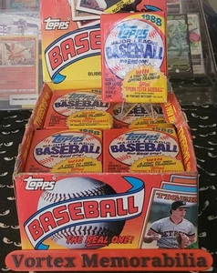 1988  Topps Major League Baseball Wax pack 15 cards Sealed - Picture 1 of 3