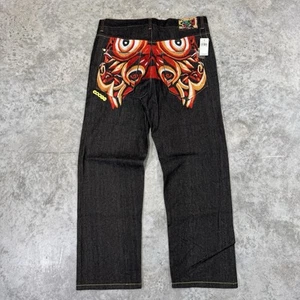 Vintage Coogi Jeans mens 38 x 32 y2k baggy Embroidered dragon hip hop skater - Picture 1 of 10