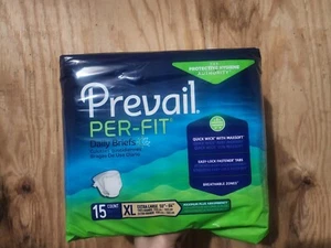 Adult Diapers XL Prevail 15 Count - Picture 1 of 3