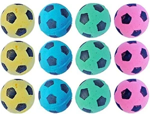 Cat Toy, Foam Sponge Soccer Ball (12 Pack), Interactive Pet Kitten Cat Exercise - Picture 1 of 5