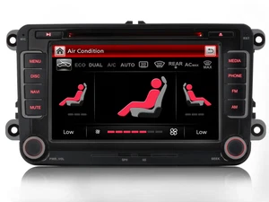 Per VW Skoda(Fabia,Octavia,Yeti)Seat 7" HD 3G Autoradio Nav Radio DVD GPS MP3 - Foto 1 di 1