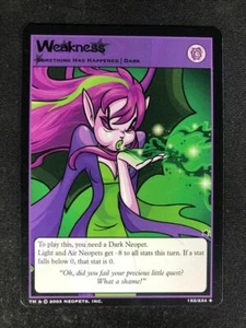 Neopets TCG Weakness 152/234 Base Set Evento Poco común - Imagen 1 de 2