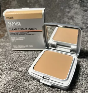 Maquillaje compacto Almay Clear Complexion VERDADERO BEIGE sin fragancia sin aceite - Imagen 1 de 4