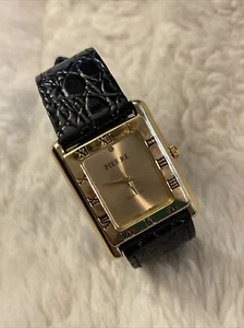 Piere Nicol Damenuhr schwarz Lacklederband Armbanduhr Neu 22mm - Bild 1 von 7