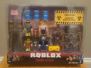 20 Piece Set Roblox Zombie Attack Large Playset Age 6+ Jazwares New in Box - Picture 1 of 9