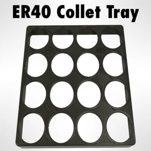 Juego organizador de bandeja organizadora de pinzas ER40 - Tiene capacidad para 16 pinzas - Imagen 1 de 8