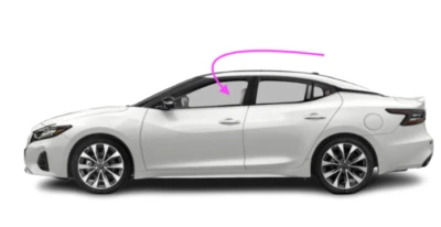 Se adapta a Nissan Máxima 2016-2023 conductor puerta delantera izquierda ventana vidrio laminado Foto 1 de 4