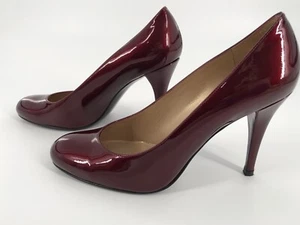 Stuart Weitzman Red Swoon Sexy High Heels Size 7.5 Retail $385 - Picture 1 of 12