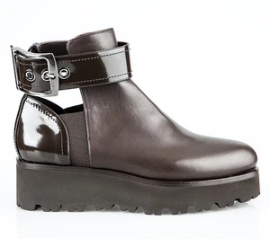Authentic Nando Muzi Italian Designer Leather Boots Brown New - Picture 1 of 9