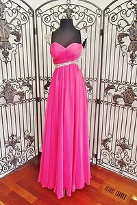 BD210 PRAVADA EXCLUSIVE 1864 FUCHSIA SZ 0 $338 #1102 FORMAL DRESS GOWN NWT - Picture 1 of 10