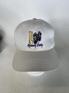 Gorra Derby Kentucky de colección gorra adulto Snapback OSFM ajustable 124th 1998 blanca - Imagen 1 de 6