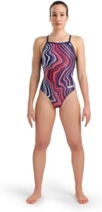 NWT ARENA Women's Standard Performance Marbled Sports Swimsuit SZ 30 - Picture 1 of 9