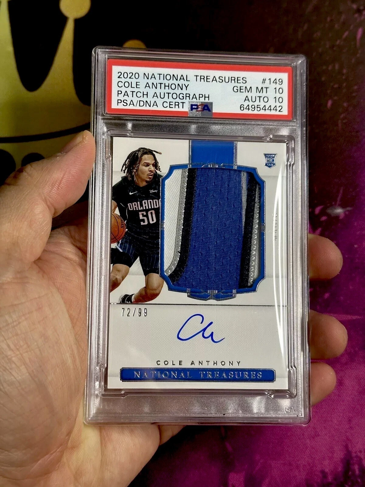 Cole Anthony PSA10 RC auto 50シリ超貴重 Cole Anthony PSA10 RC auto 50シリ超貴重