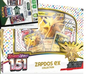 Pokemon 151 Zapdos ex Sammlung Online Code Karte - Versand per eBay Nachricht - Bild 1 von 1