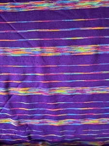 Super Soft Lightweight Stretch Knit Vintage Fabric 1 Yd x 60" Wide Stripes - Picture 1 of 3