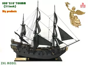 ZHL The black Pearl Golden version 2021 wood model ship kit 31 inch - Picture 1 of 8
